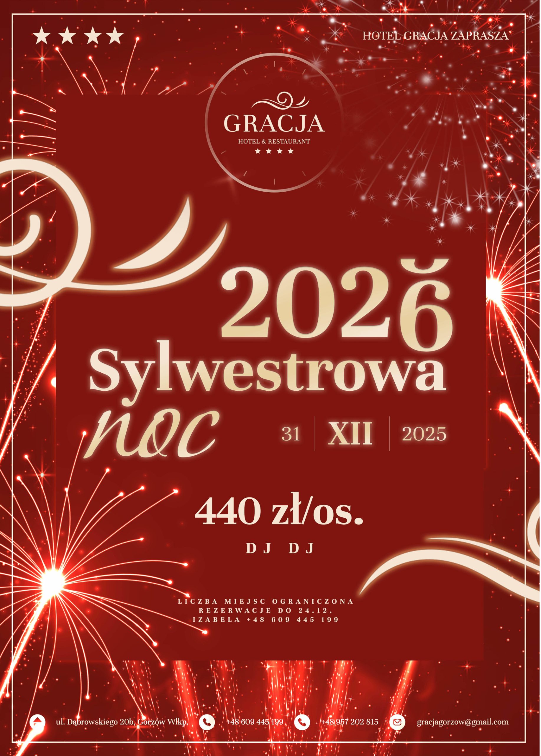 sylwester 2025 2026 hotel gracja gorzow wielkopolski 1